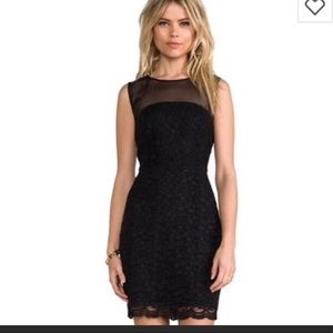 Diane Von Furstenberg Nisha Mini Dress in Black